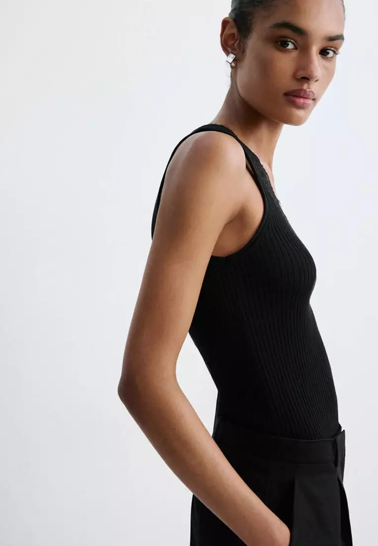 Lace Lyocell Top