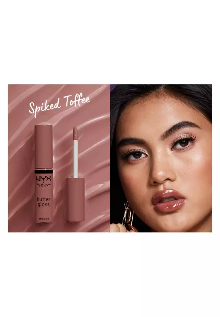 Buy NYX Nyx Butter Gloss NonSticky Lip Gloss Spiked Toffee Online