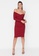 Trendyol red Off Shoulder Knitted Dress DE483AABE18D00GS_5