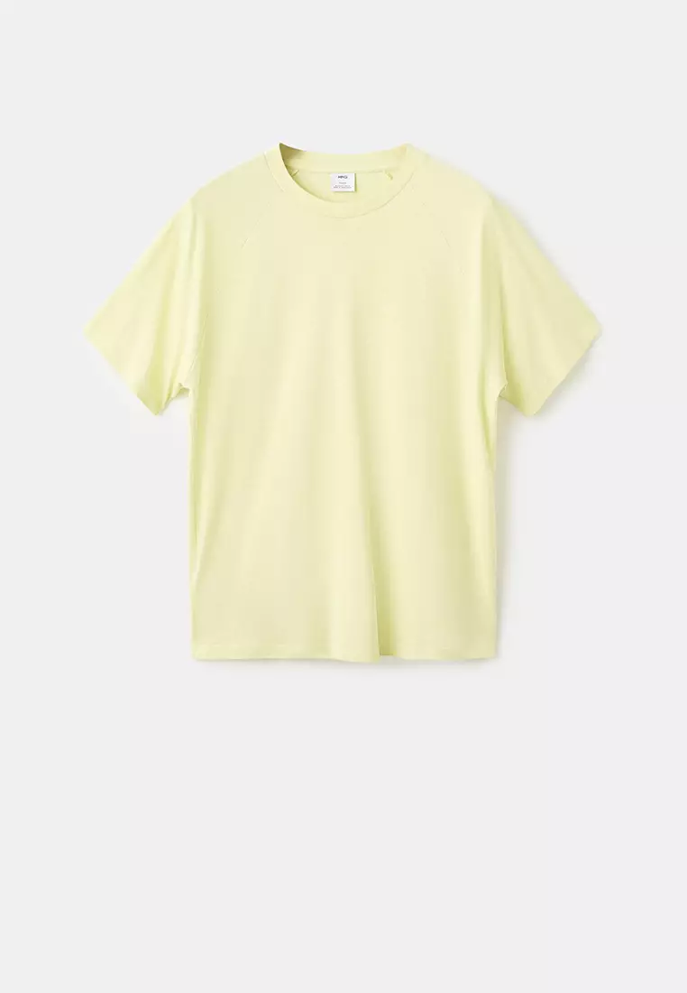 Relaxed-Fit Cotton-Linen T-Shirt