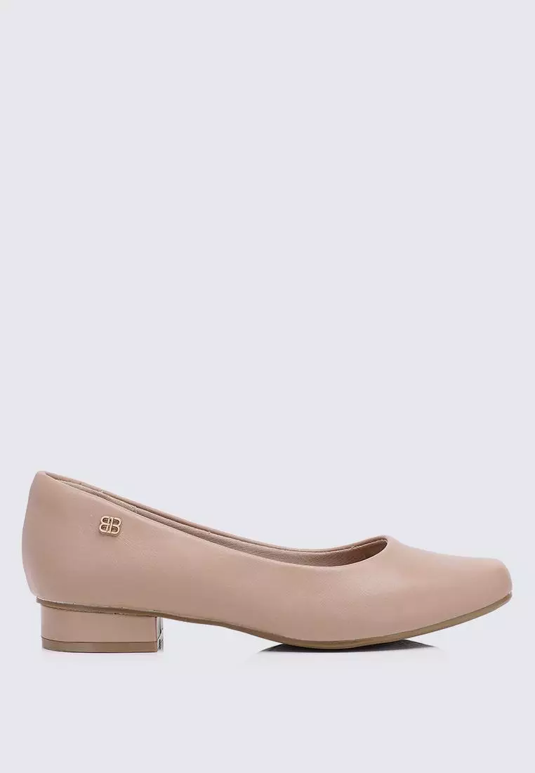 Discount on My Ballerine  shoes - SKU: My Ballerine Vyan Comfy Pumps In Almond
