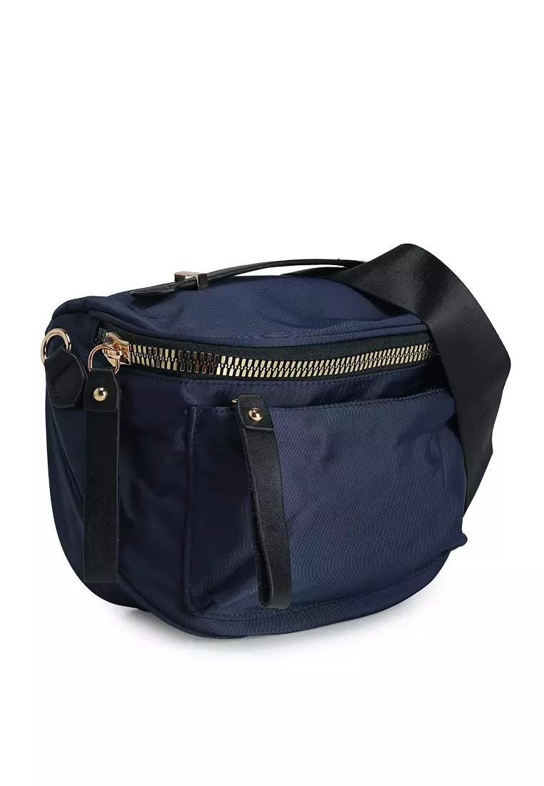 Nylon Convertible Satchel Bag