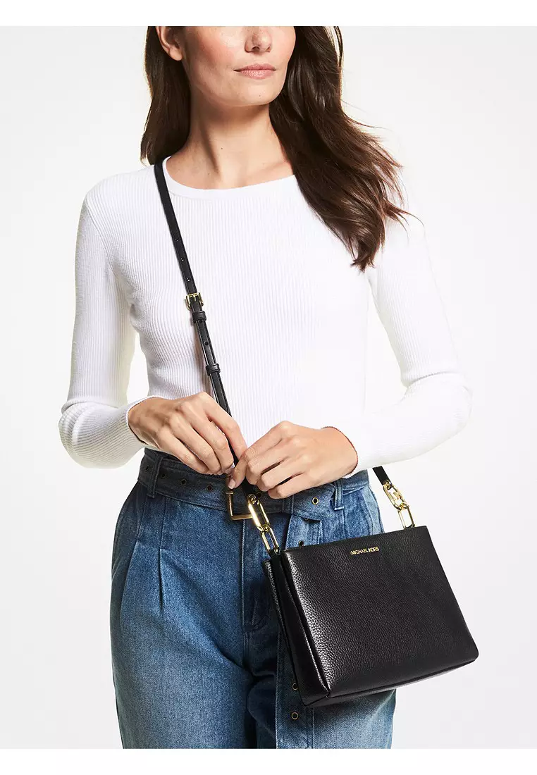 Medium leather crossbody bag online