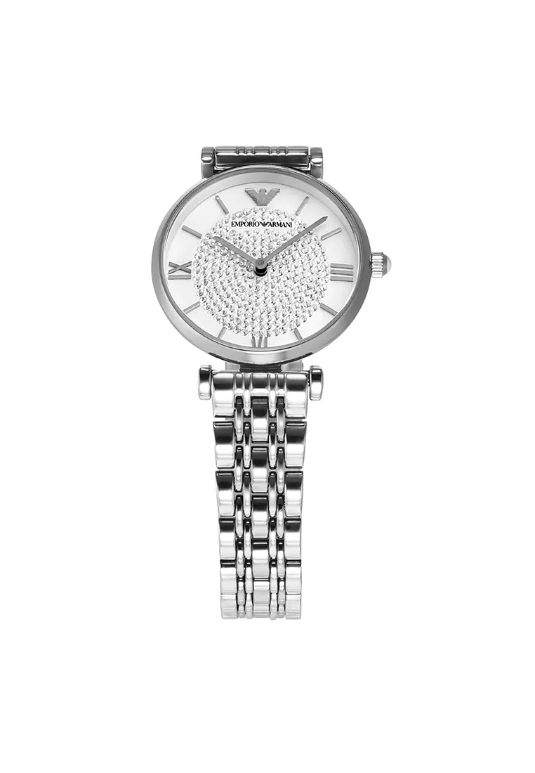 Emporio Armani Silver Watch AR1925