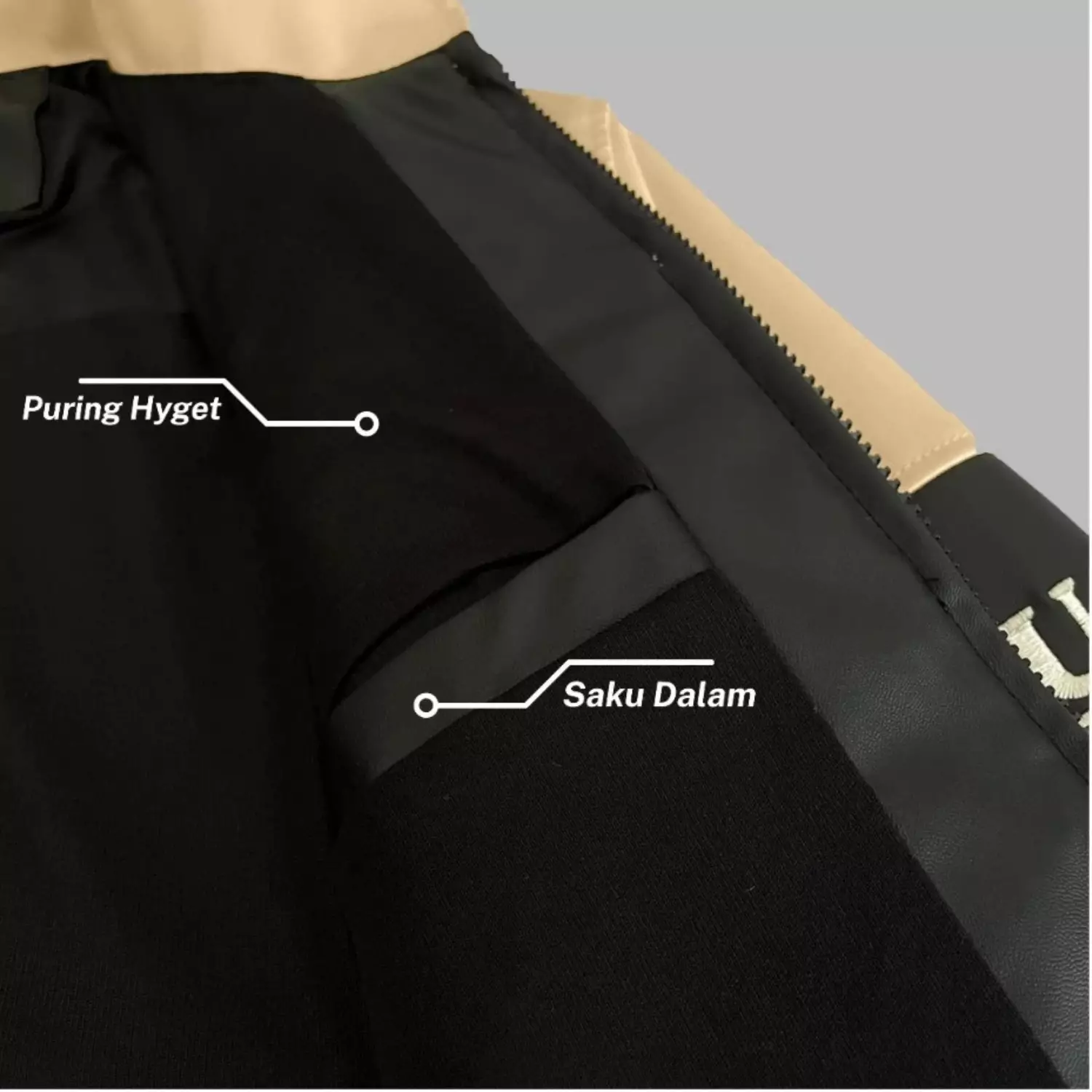 Jaket Nascar Kulit Sintetis