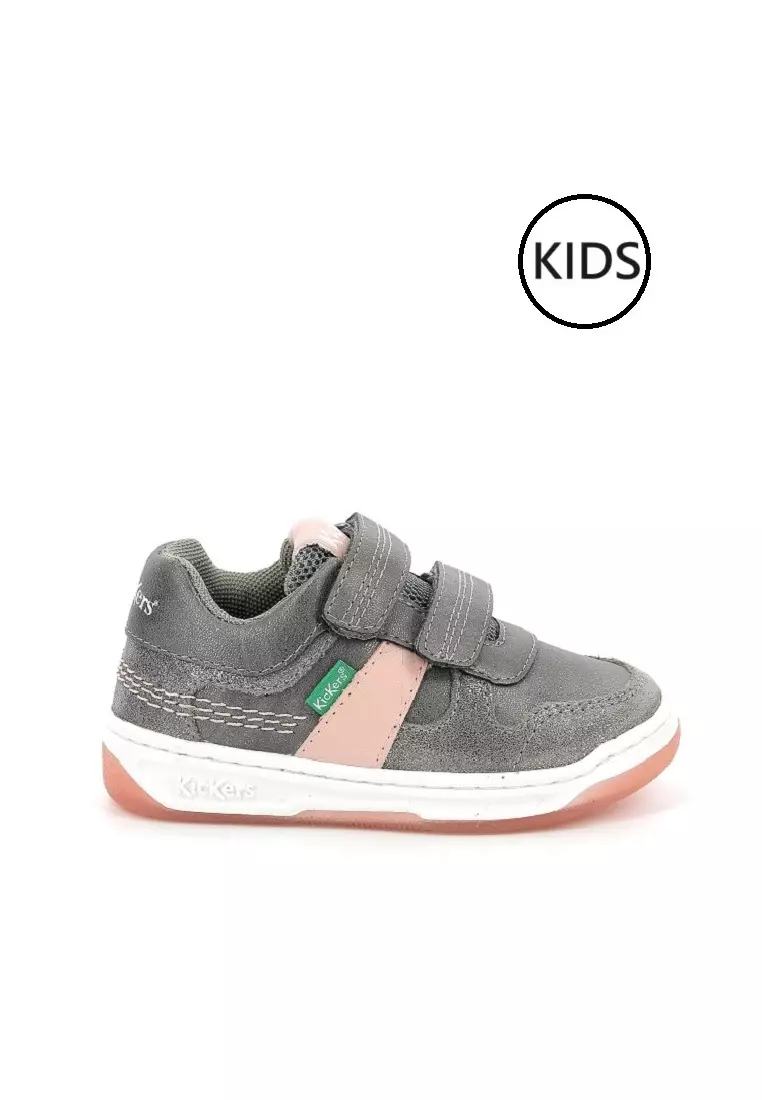 Discount on Kickers  shoes - SKU: Kalido Grey Pink Silver