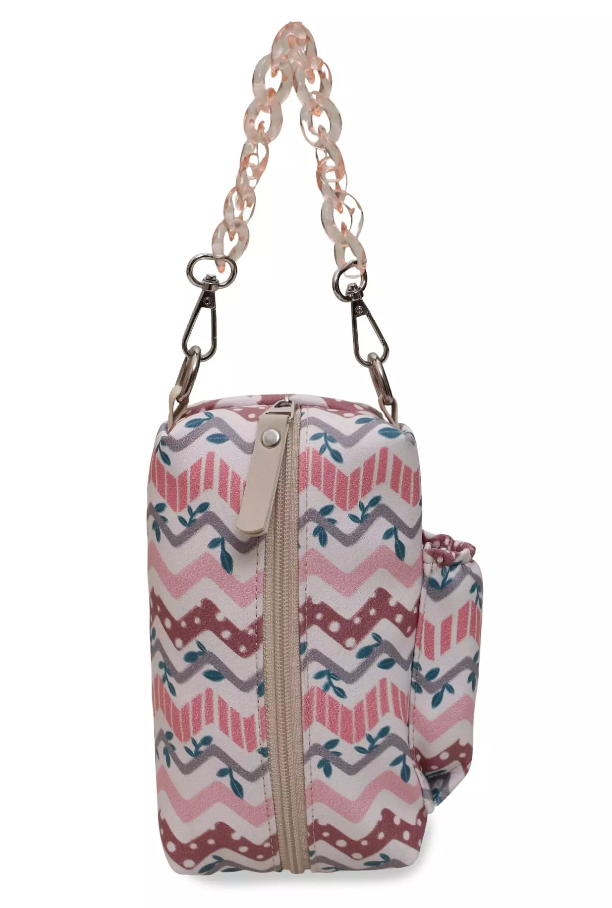 Firda Kantong Tisu 3 IN 1 Desain Simple Multi Color Dan Gambar Unik - Chevron Brown 274C