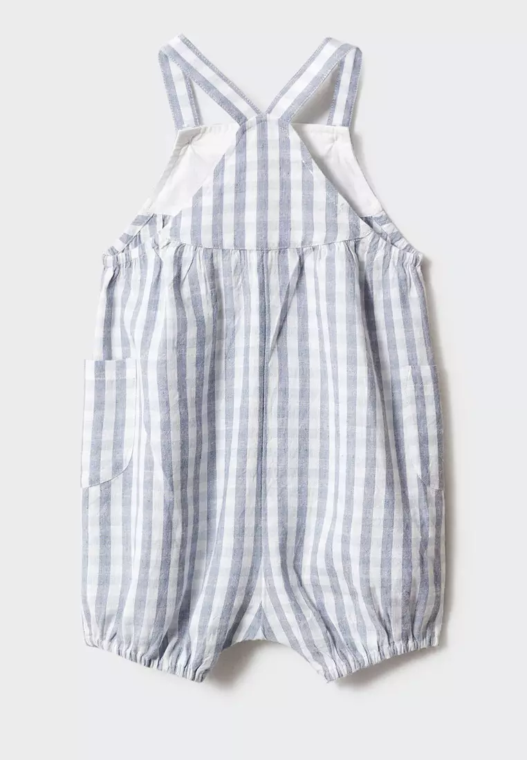 Jual MANGO BABY Gingham Romper Original 2024 ZALORA Indonesia