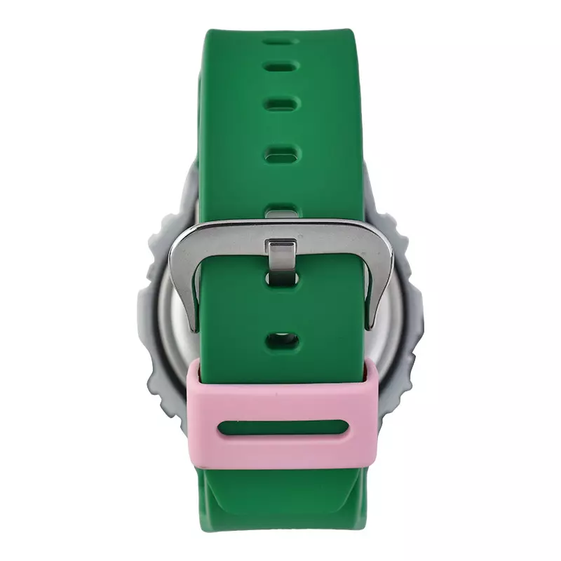 Jam Tangan Pria Casio G-Shock DW-5600EU-8A3DR DW5600 DW-5600EU Euphoria Digital Dial Green Resin Band
