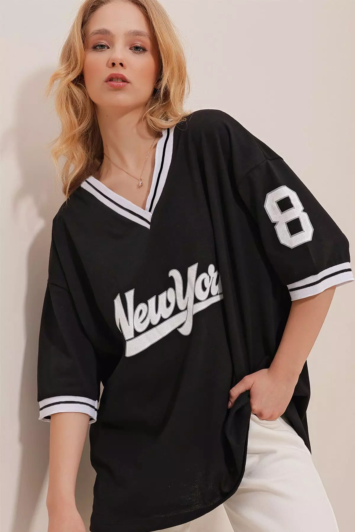 Oversized Lettering T-Shirt