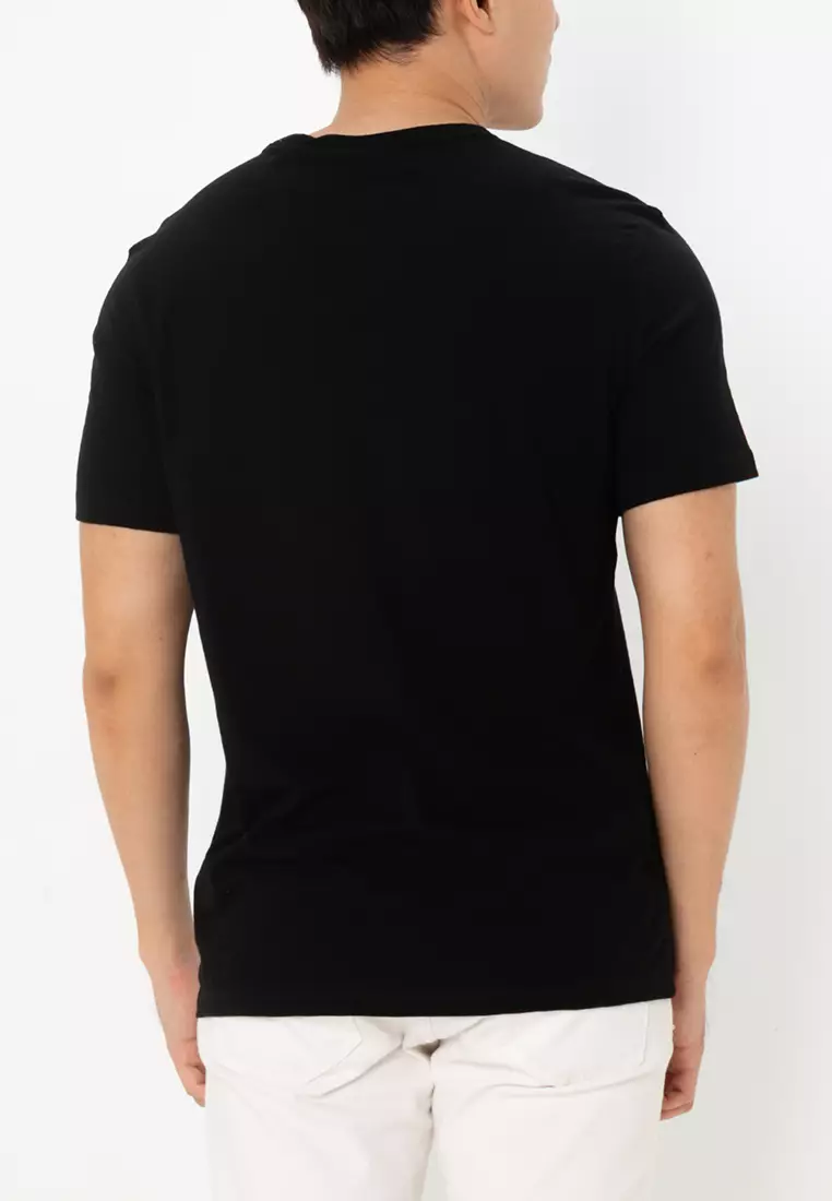 Logo Slub Cotton T-Shirt - BOSS Orange