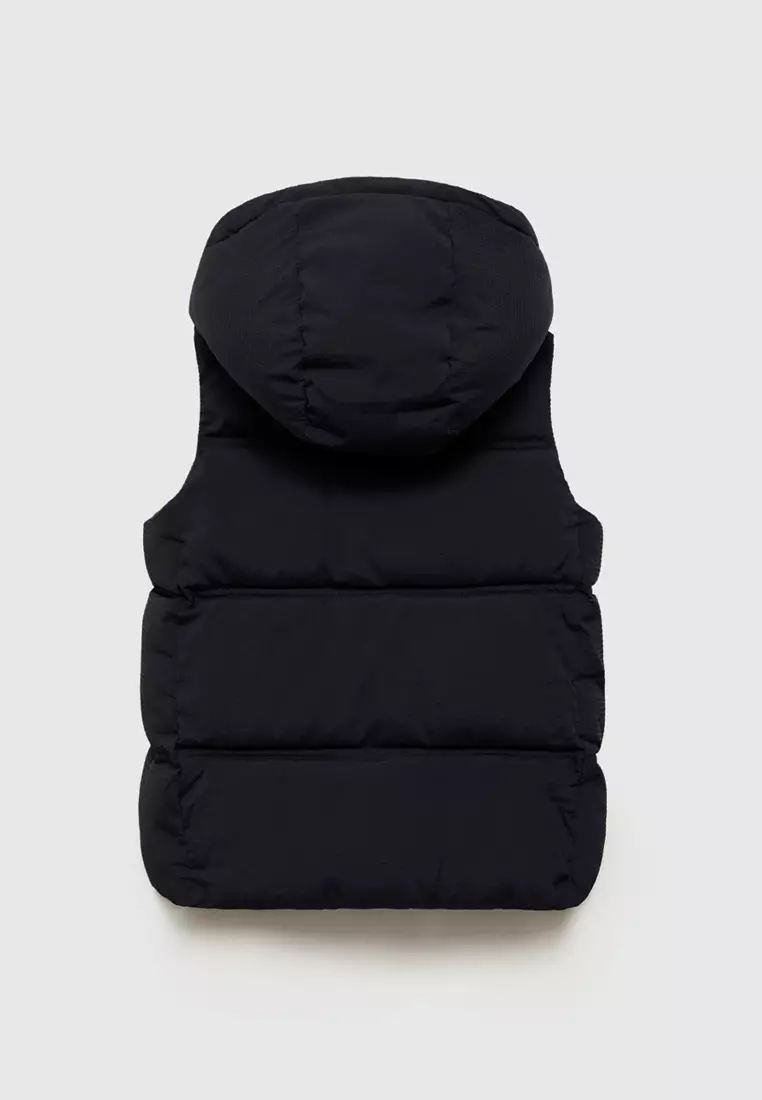 Kids black gilet deals