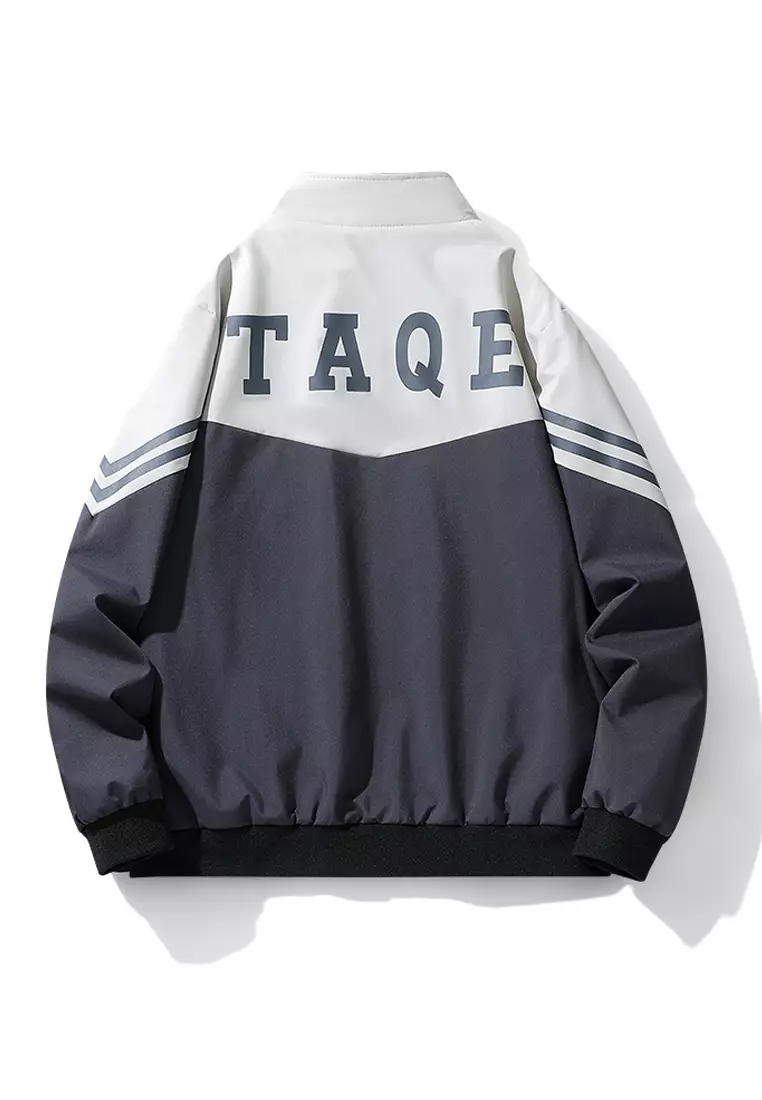 Buy Twenty Eight Shoes VANSA Color Block Stand Collar Baseball Jacket