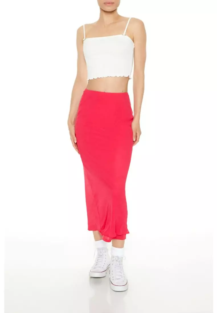 Long chiffon skirt forever 21 hot sale