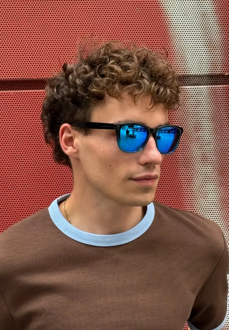 Polarized Fusion - Clear Blue One Sunglasses for Men and Women, Unisex. Official Product designed in Spain