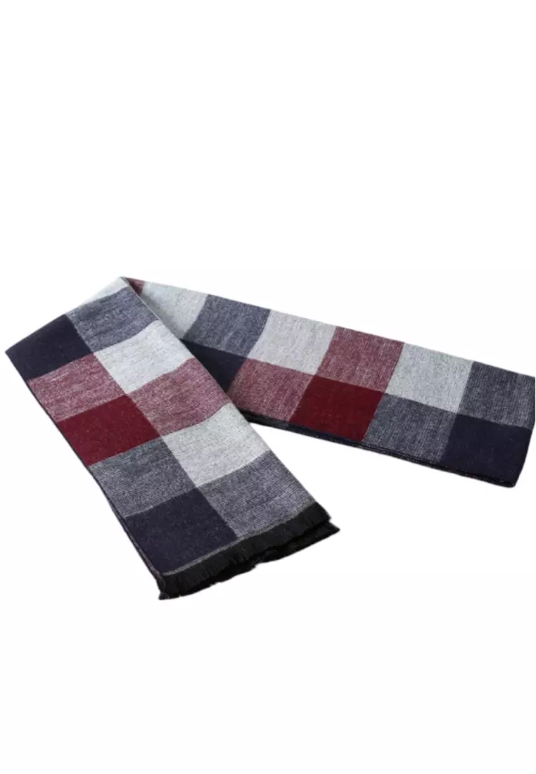Men's Warm Scarf for Autumn and Winter - Thick Korean Style Long, Versatile Scarf
