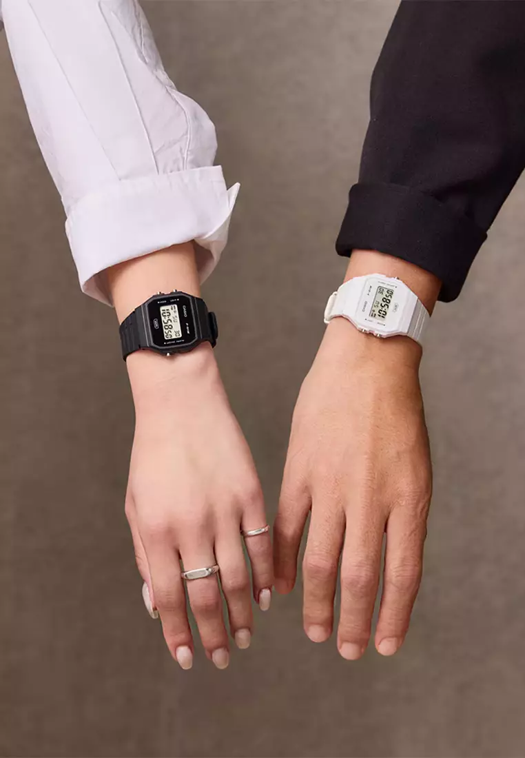 Casio Jam Tangan Digital Unisex - Black Resin Strap - F-91WB-1A