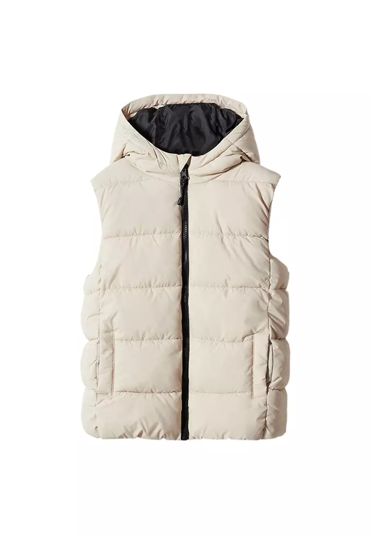 Buy MANGO KIDS Padded Fleece Gilet 2023 Online ZALORA Singapore