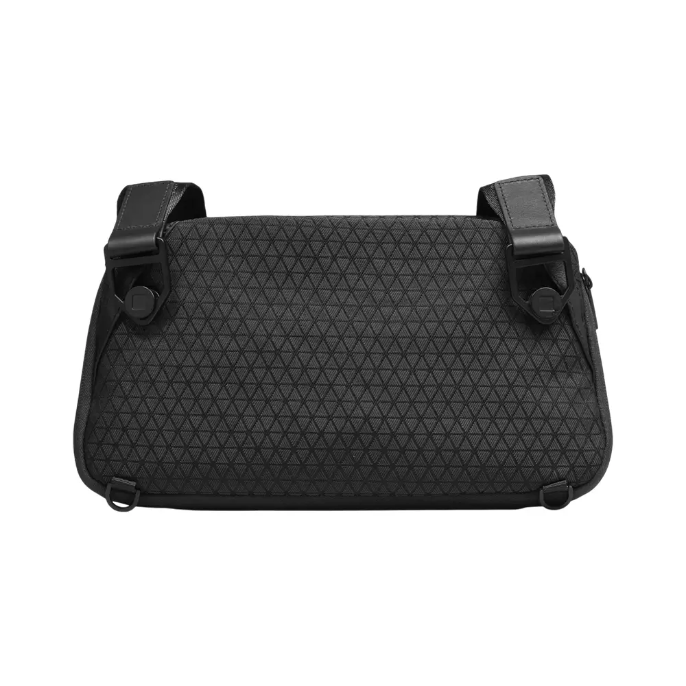 [7.7 SALEBRATION] Expandable Recycled Fabric Fanny Pack Black