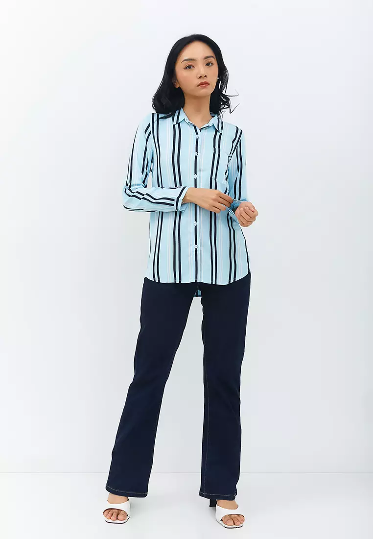 Aemma Blue Stripe Shirt (G.11606)