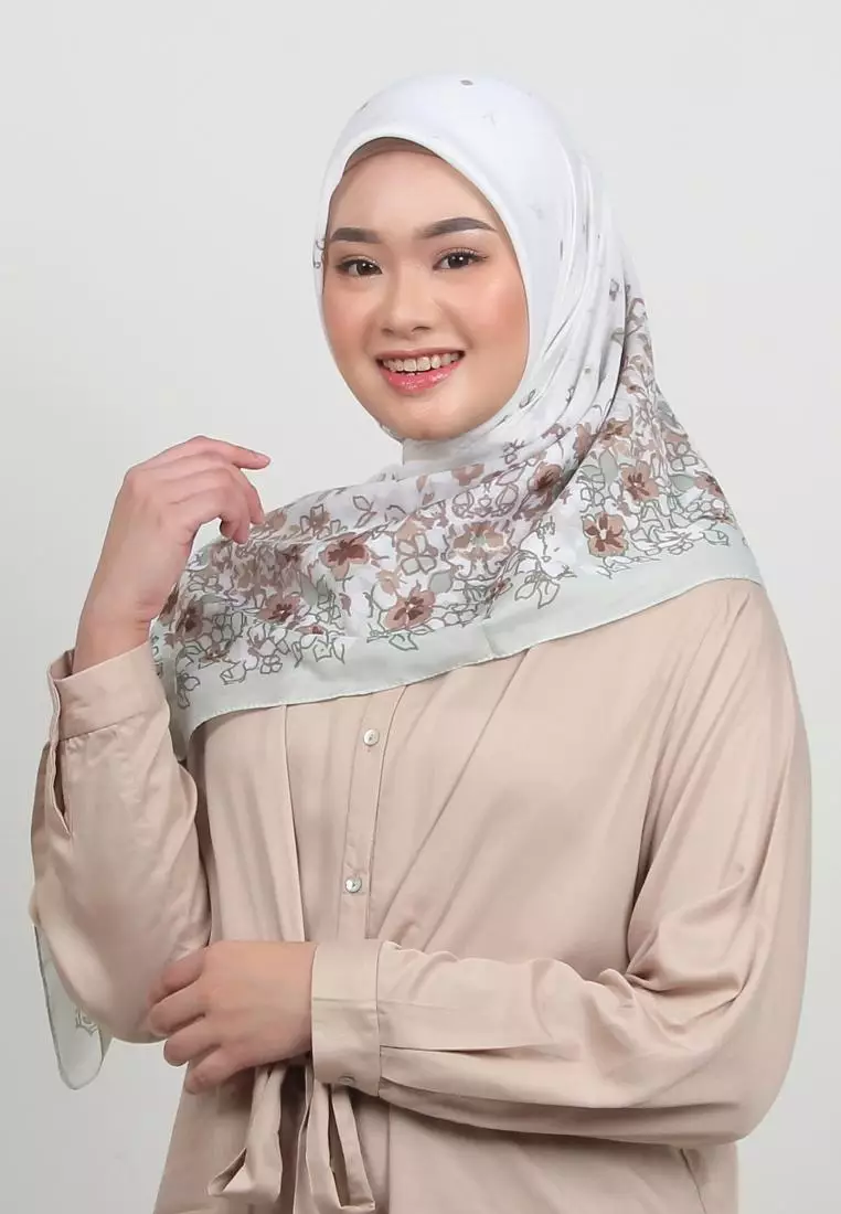 hijab segiempat motif