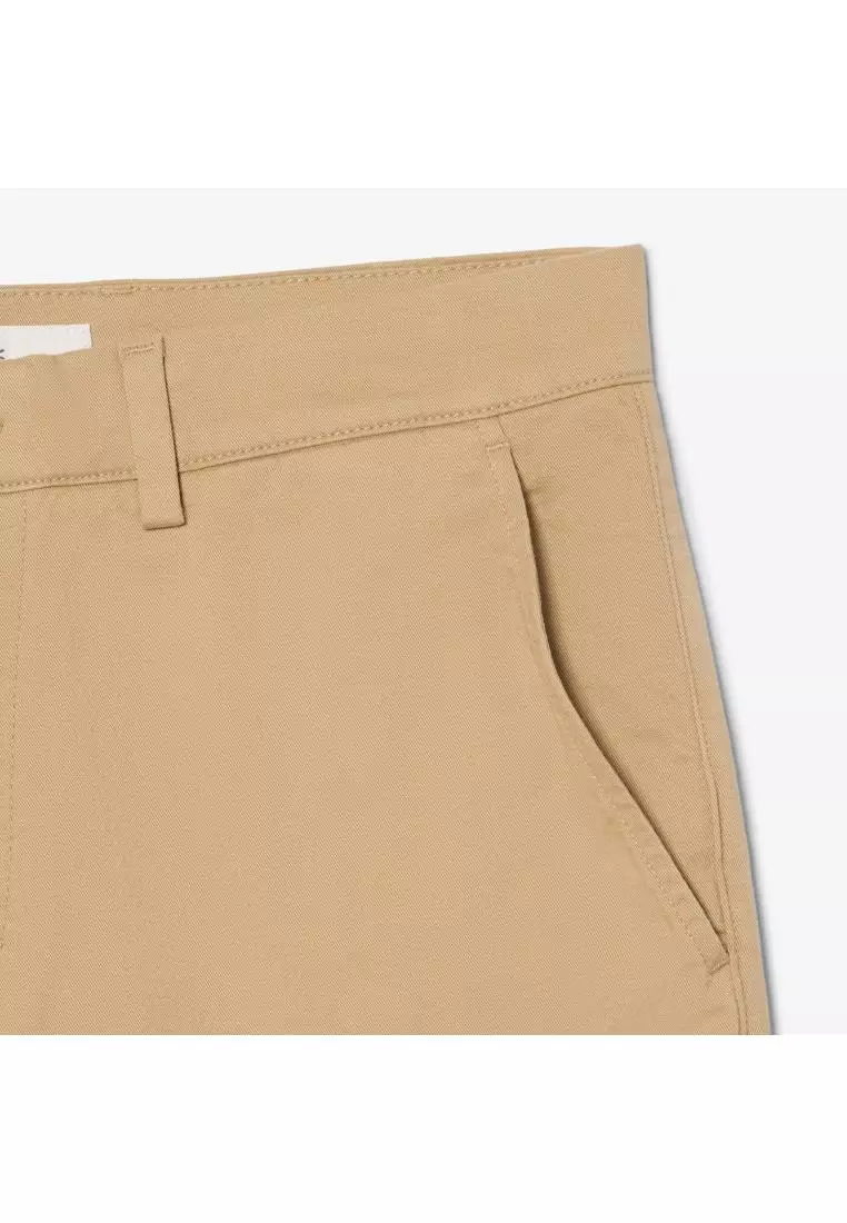 Regular Fit Stretch Cotton Chino Bermuda Shorts