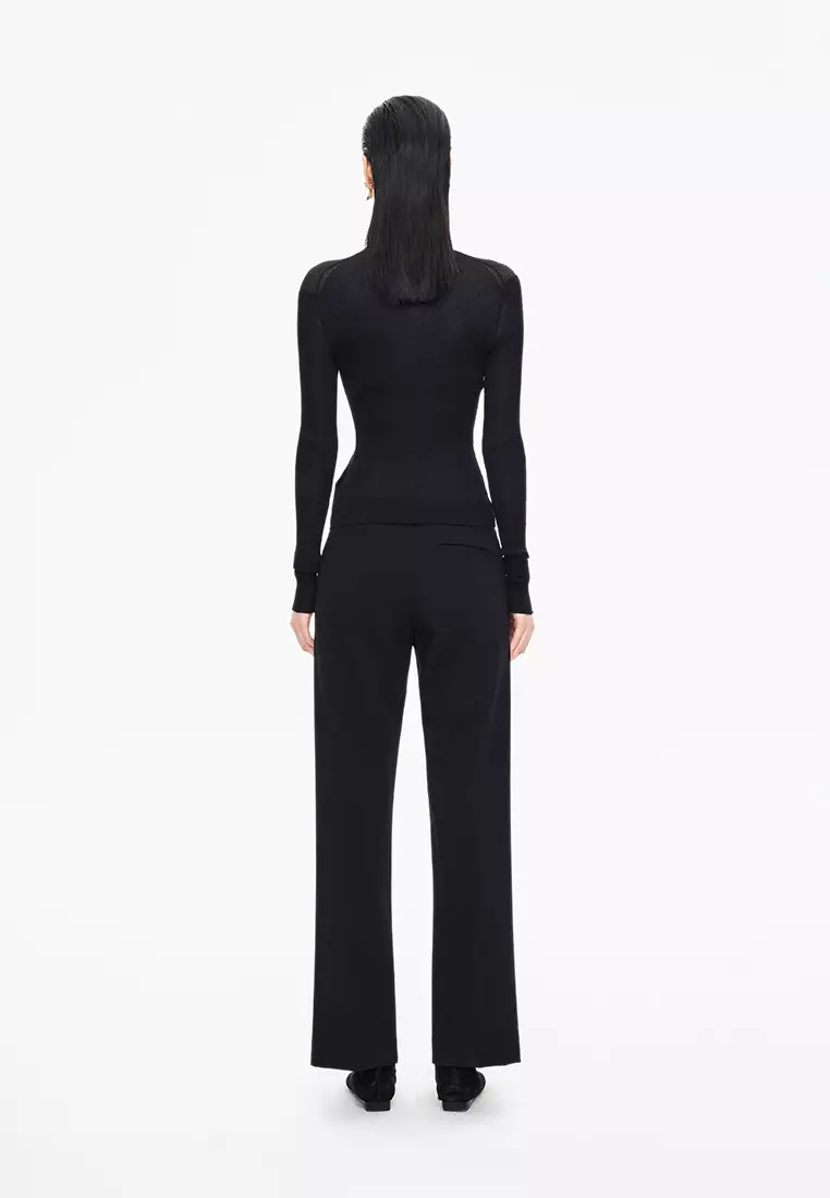 Blended Bell Bottom Pants (No Special Details)
