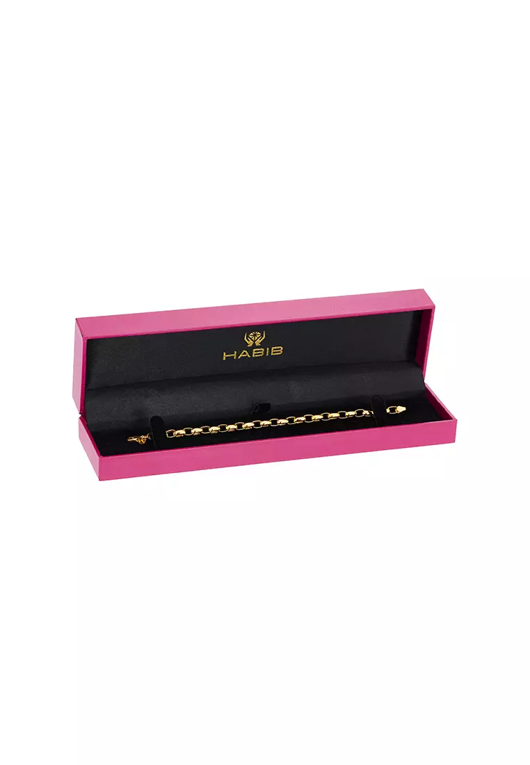 HABIB Oro Italia 916 Yellow Gold Bracelet GW55540426 (22K Gold)