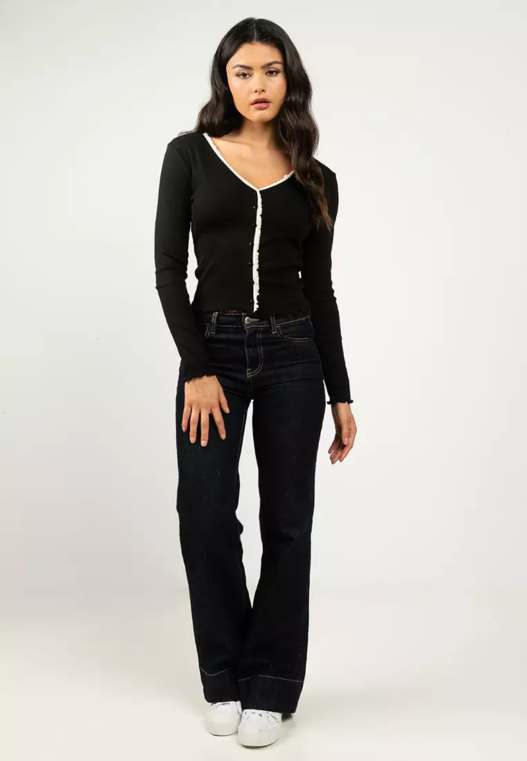 Buy ONLY Long Sleeve Button Cardigan 2026 Online | ZALORA