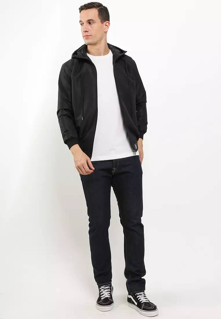GRAHANGGRA Jaket Taslan Hoodie - Black