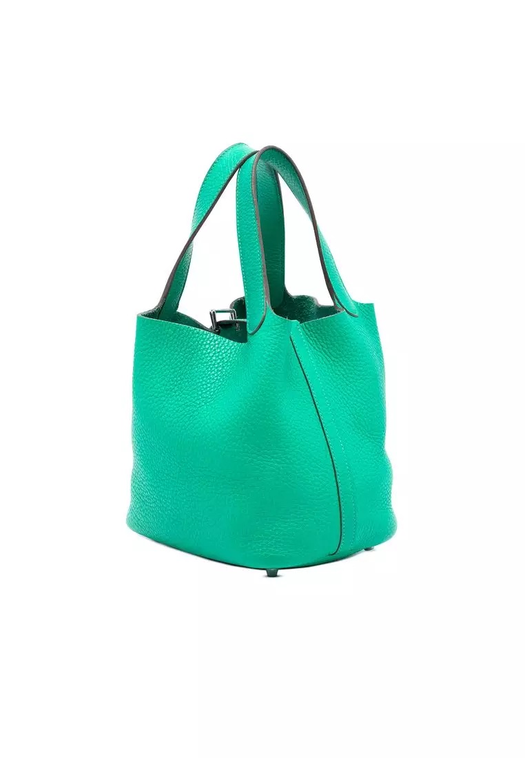 Pre-Loved Hermès Clemence Picotin Lock 18