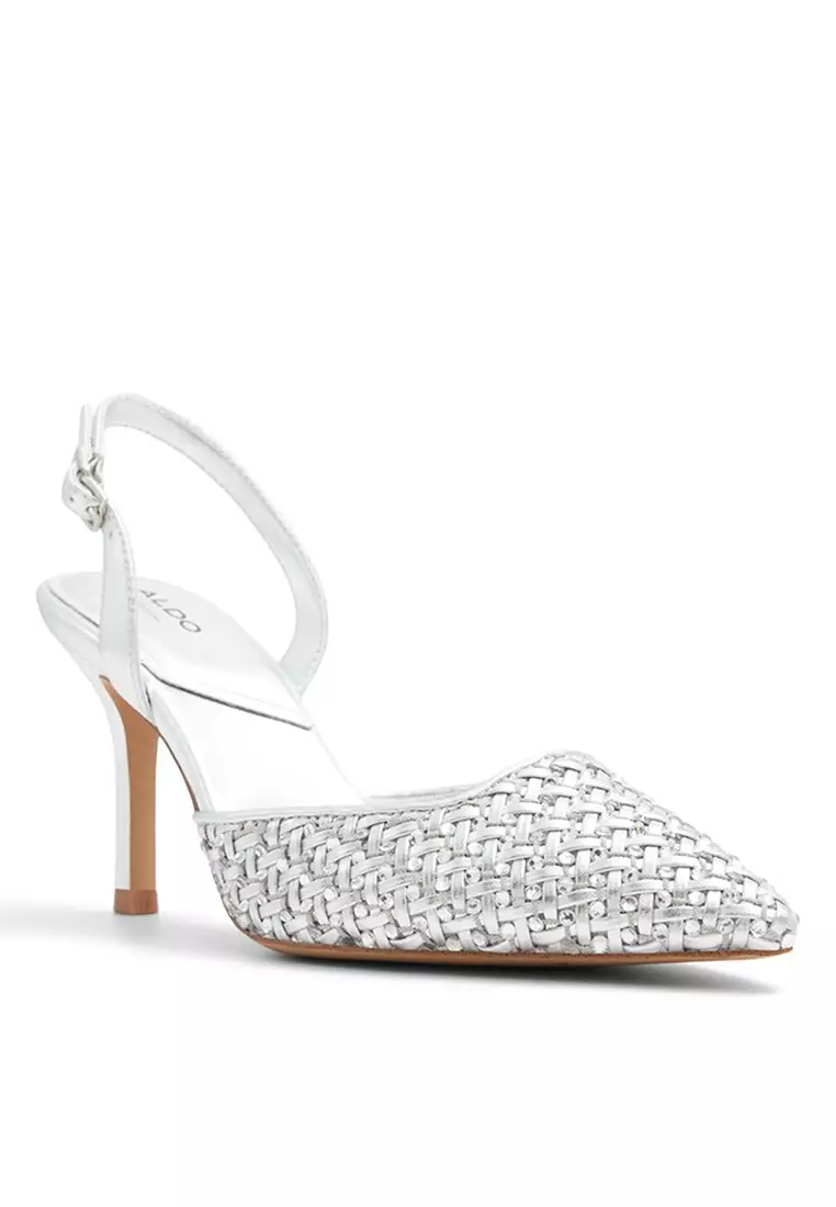 Eleonore Textured Slingback Heels