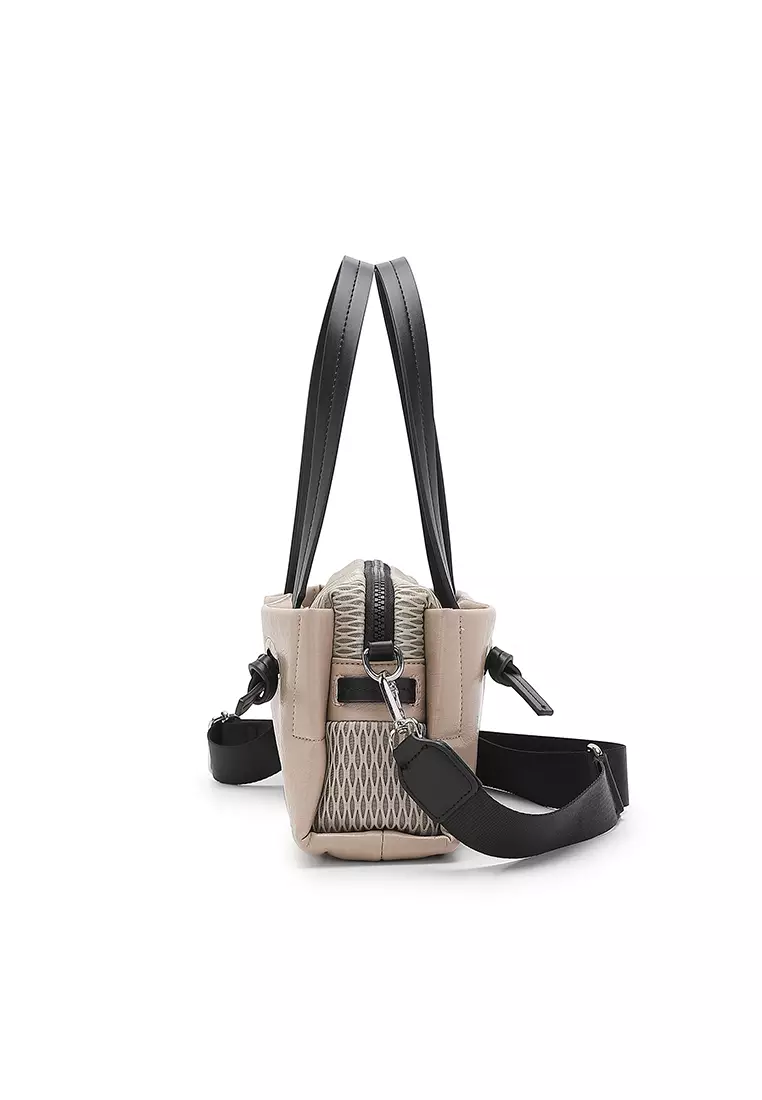 Women's Top Handle Bag / Sling Bag / Crossbody Bag (Tas Selempang / Tas Tangan) - Cokelat