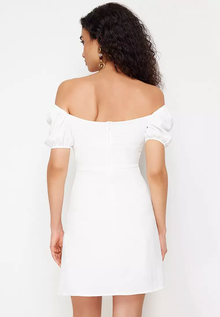 Off Shoulder Mini Dress