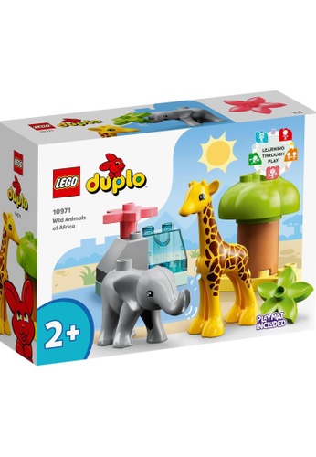 Buy LEGO LEGO® DUPLO® 10971 Wild Animals of Africa Building Toy (10 Pieces)  2023 Online | ZALORA Singapore