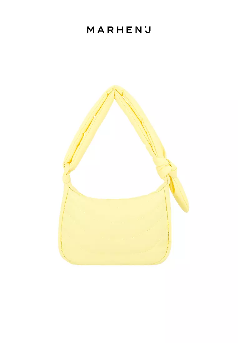 MARO MINI Nylon Crossbody Bag Lemon Yellow