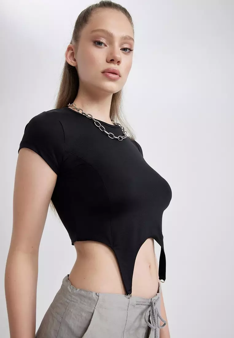 Fitted Garter T-Shirt