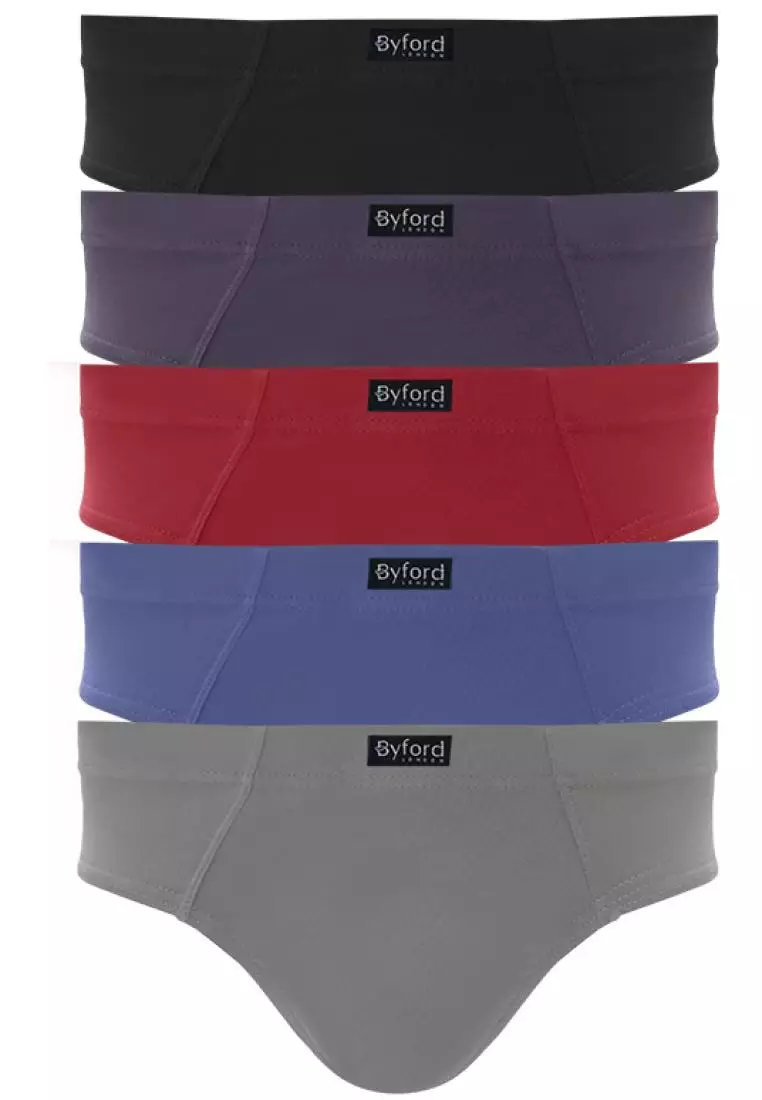 Buy Byford BYFORD 5PCS MEN'S MINI BRIEFS BAMBOO ELASTANE 157740 2024