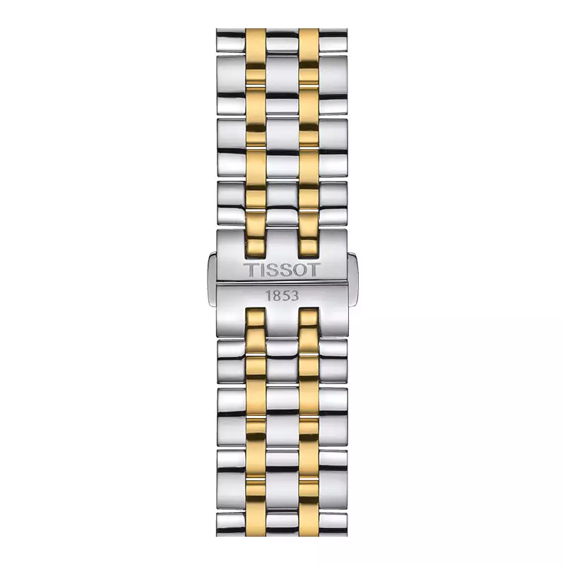 Jam Tangan Pria Tissot Classic Dream Swissmatic 42 mm T129.407.22.031.01 Silver Dial Dual Tone Stainless Steel Strap