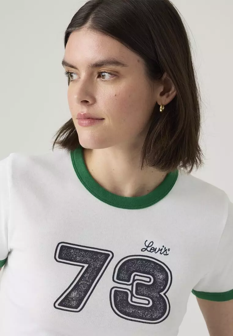 Levi's® Women's Graphic Ringer Mini T-Shirt