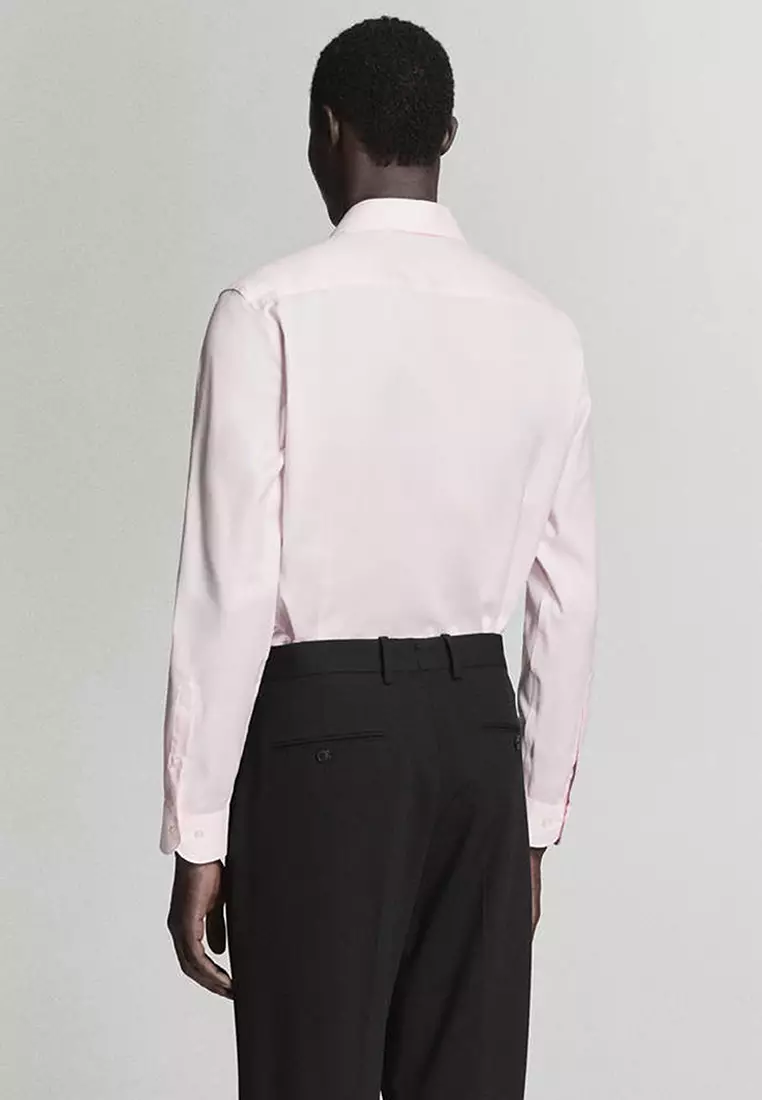100% Cotton Slim-Fit Suit Shirt