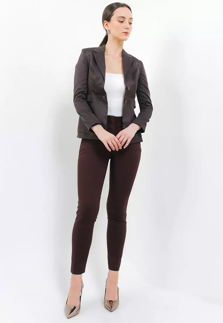 Femme Celana Formal Skinny