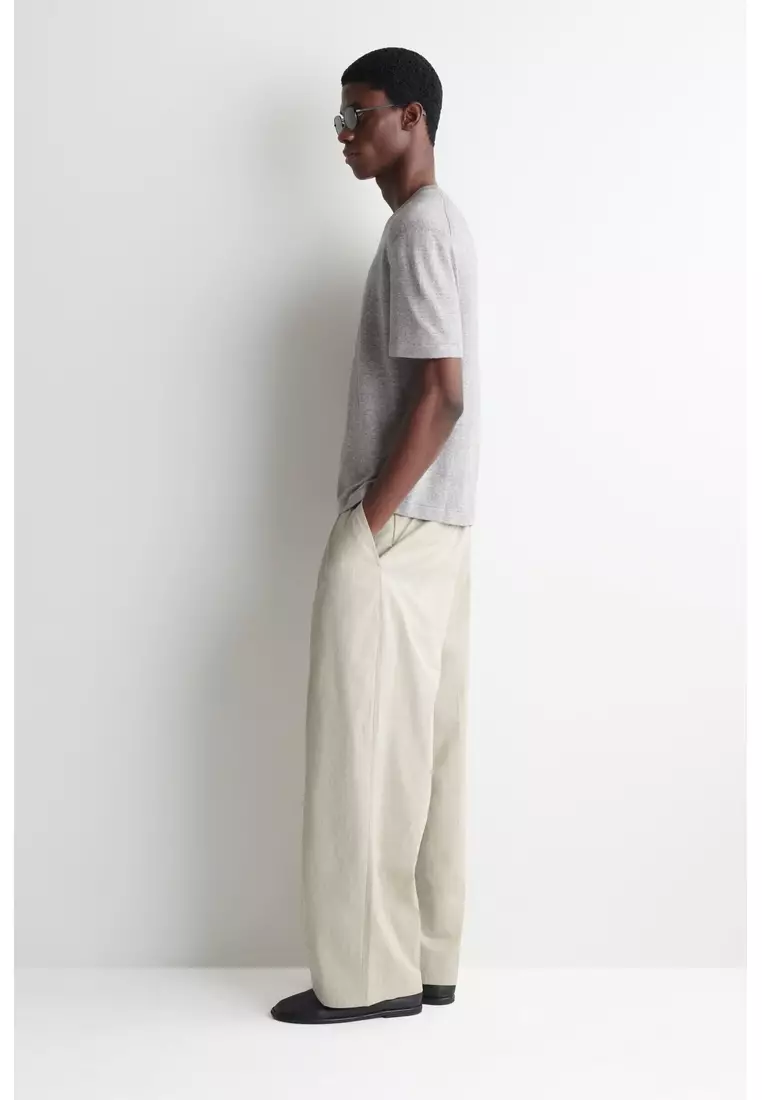 KNITTED LINEN T-SHIRT