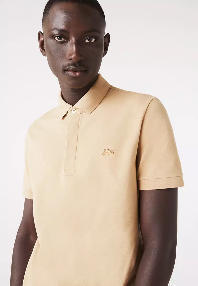 Men's Lacoste Paris Polo Shirt Regular Fit Piqué