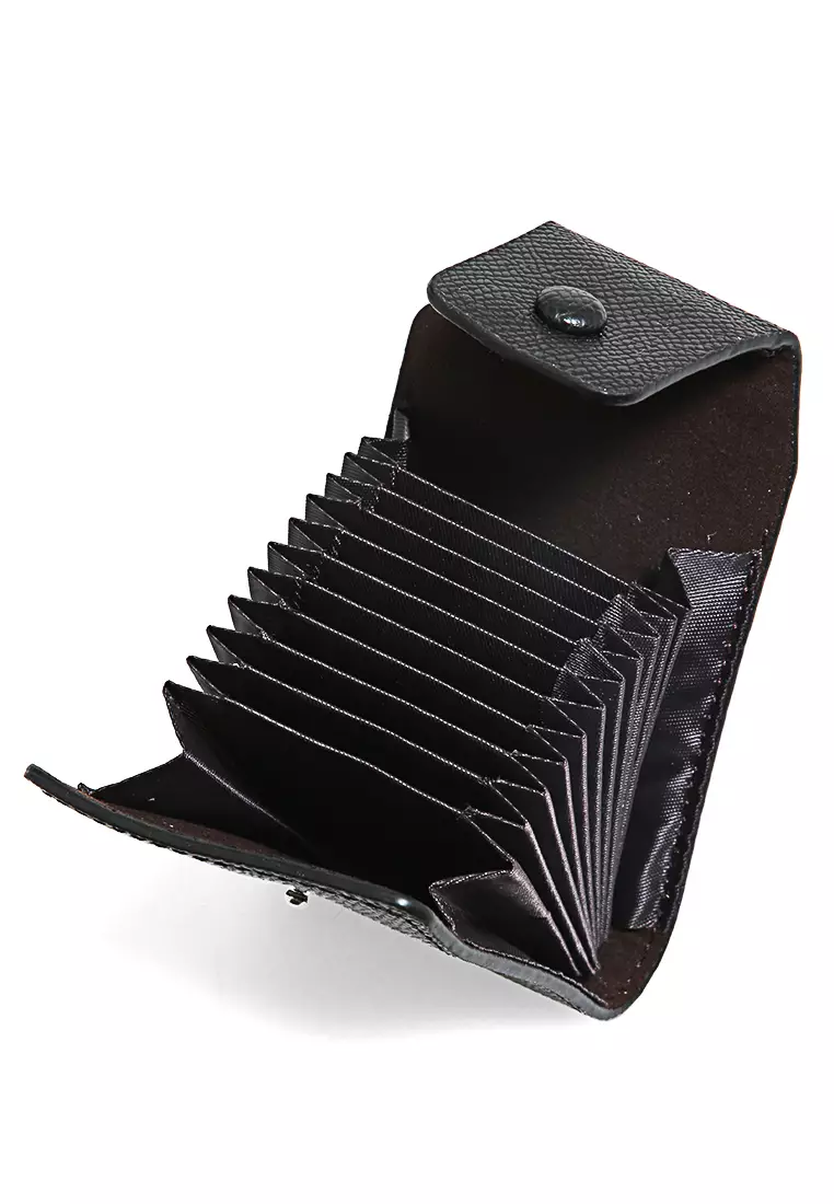 Dompet Kartu Pria Card Wallet Many Slot Simple Design Material Leather ORIGINAL