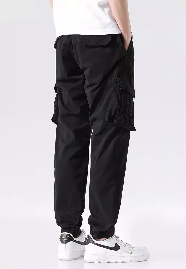 機能風口袋工裝長褲 GJL695