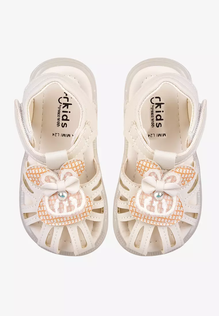 Sepatu Flat Shoes Anak Perempuan Pre Walker prewalker A.Mimi in Cream - Fransisca Renaldy