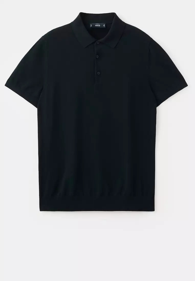 100% Cotton Fine-Knit Polo Shirt