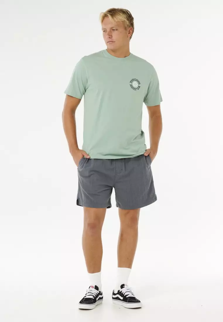 Men Pacific Rinse Circle Tee 0XDMTE-ALOE