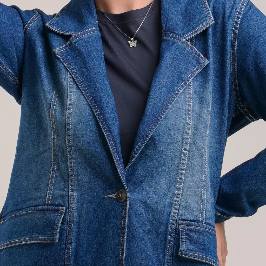 Triset Ladies Denim Jacket Wanita - LJ300131033